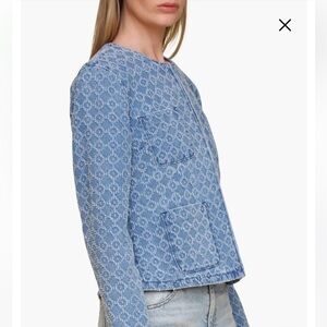 NWT Bagatelle Textured Denim Jacket S